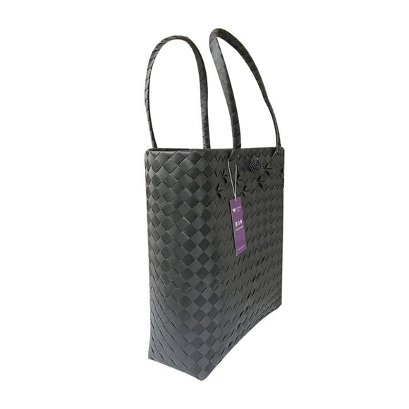 Midnight Black Handicraft Bayong Bag - Picture 1 of 5